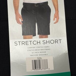 Greg Norman Stretch Short For Men Size 38 With 8.5 “ Inseam Black